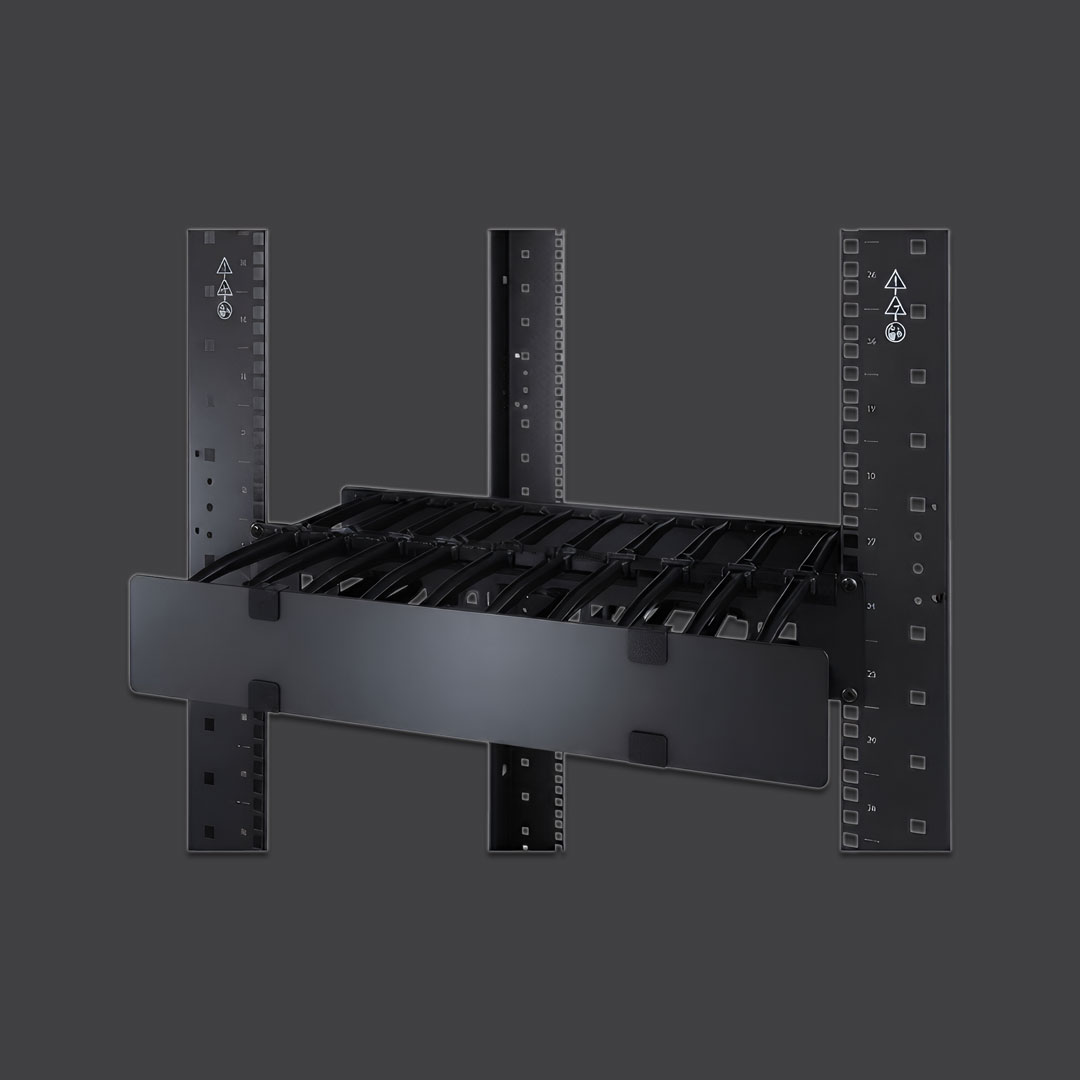 مدیریت کابل افقی ایپیسی تکطرفه همراه با درب مدل AR8602A - تصویر 3