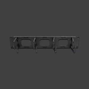 مدیریت کابل افقی ۲ یونیت ای‌پی‌سی با سوراخ‌های عبور کابل مدل AR8428